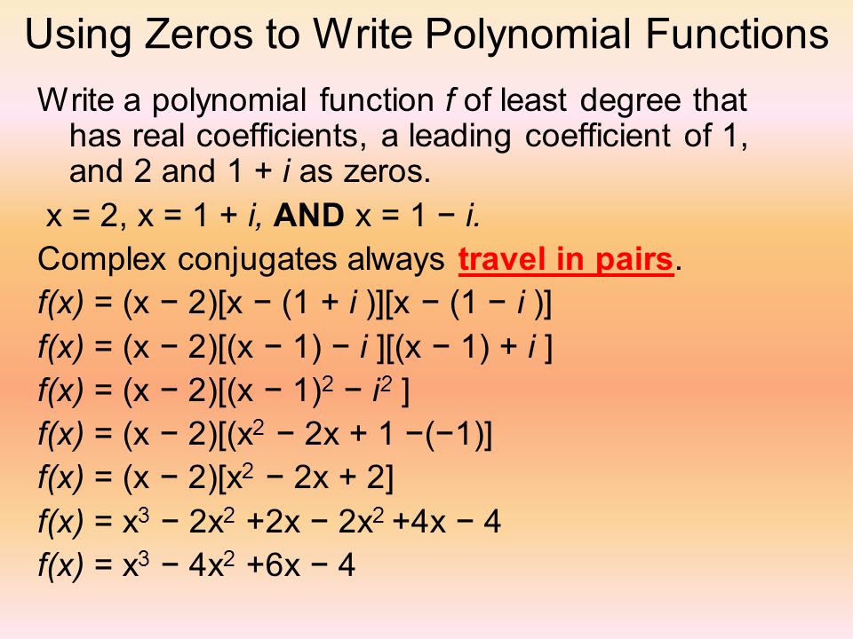 Write a degree 3 polynomial with 4 terms to describe